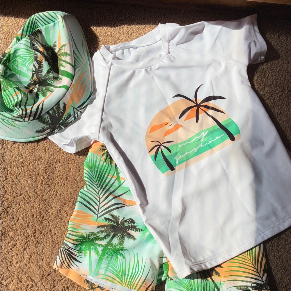 Tropical Palm Kids Swim Set